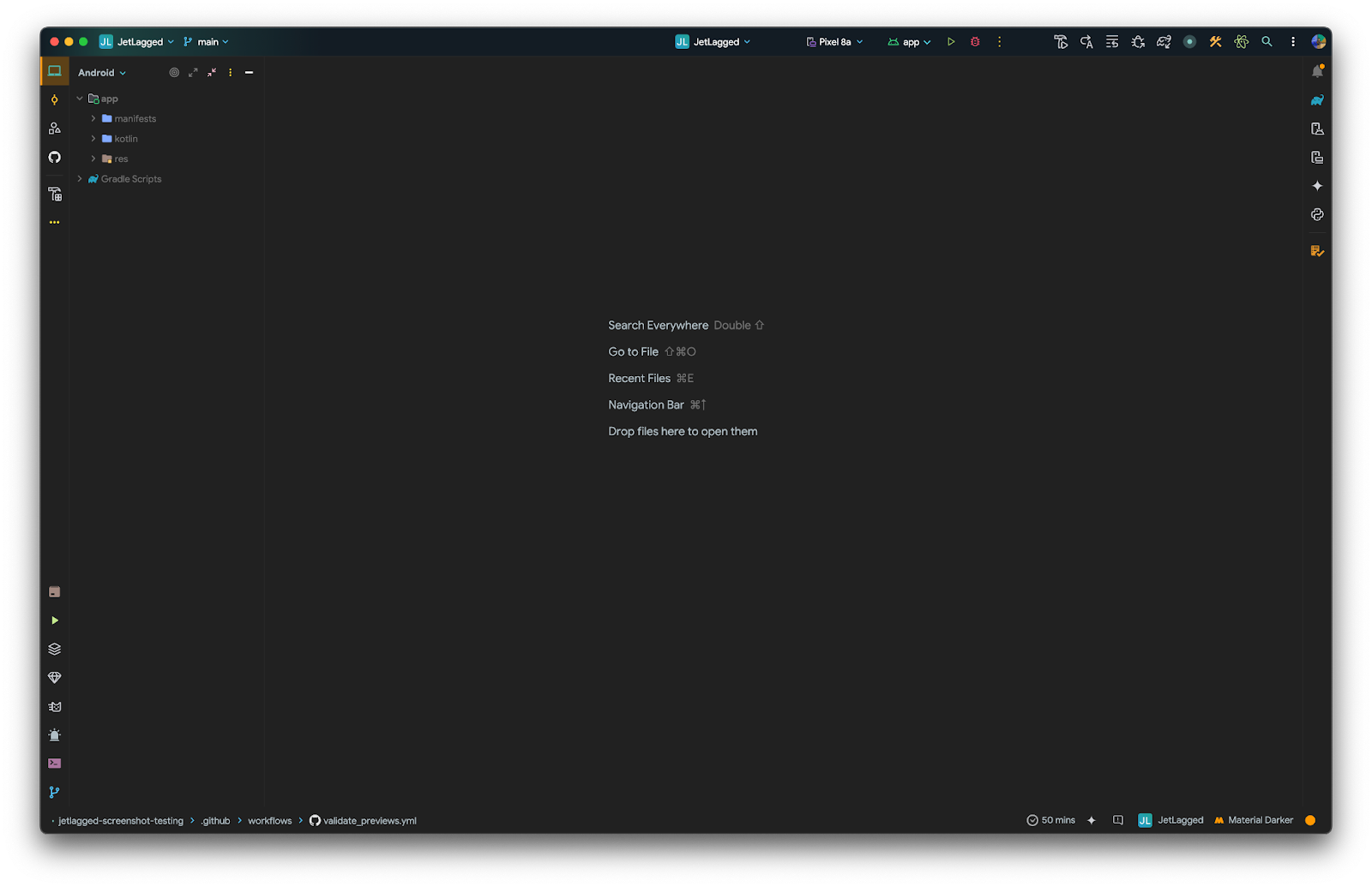Project Opened