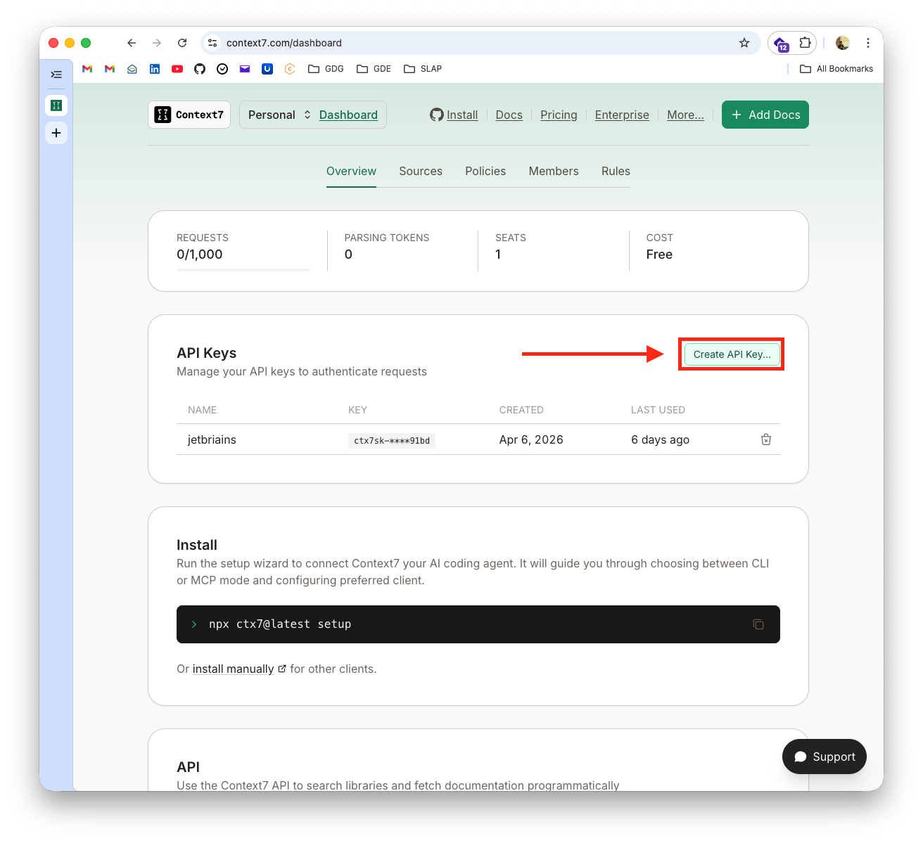 Context7 Dashboard