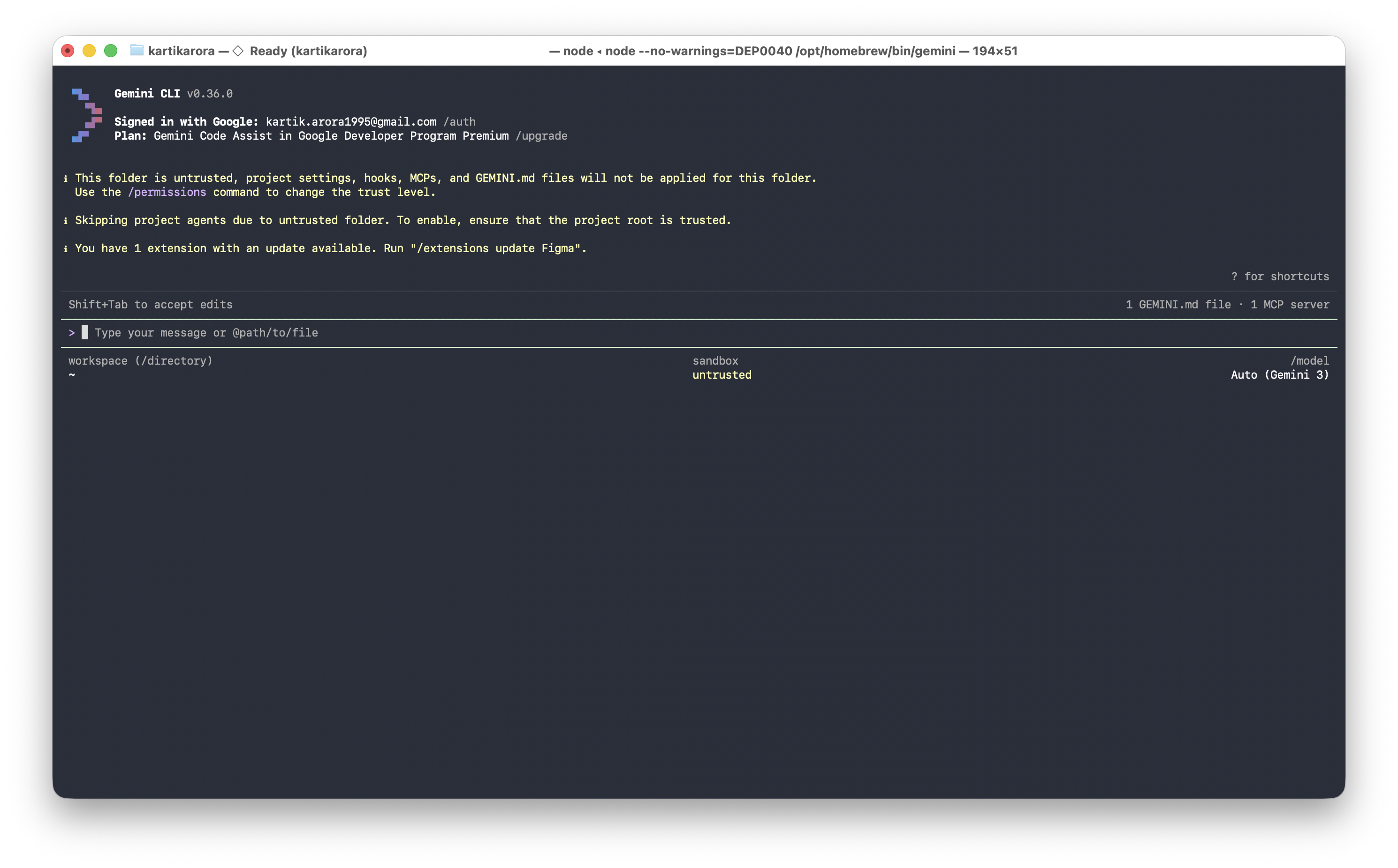 Antigravity CLI